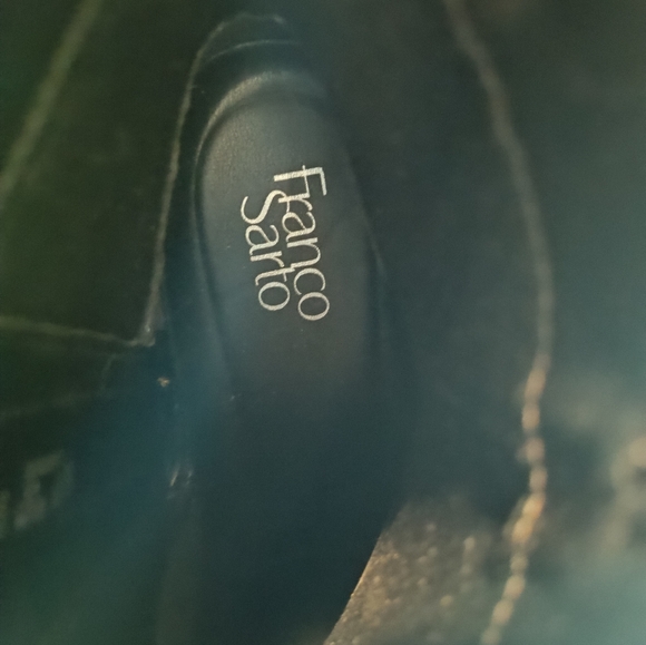 Franco Sarto Cassie Zip-up  Premium Olive Leather Chelsea Style Boots Size 10 - Picture 5 of 7